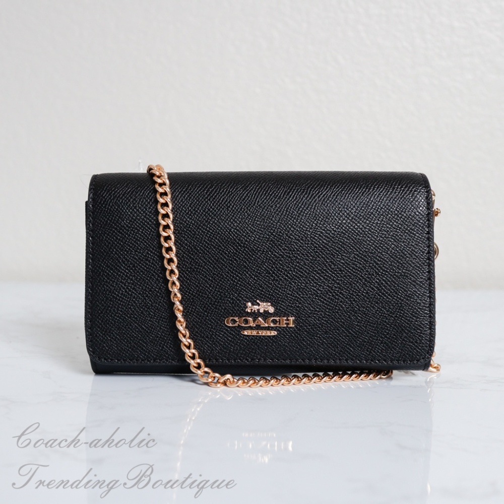 NWT Coach F39126 Dressy Crossbody Chain Bag Clutch